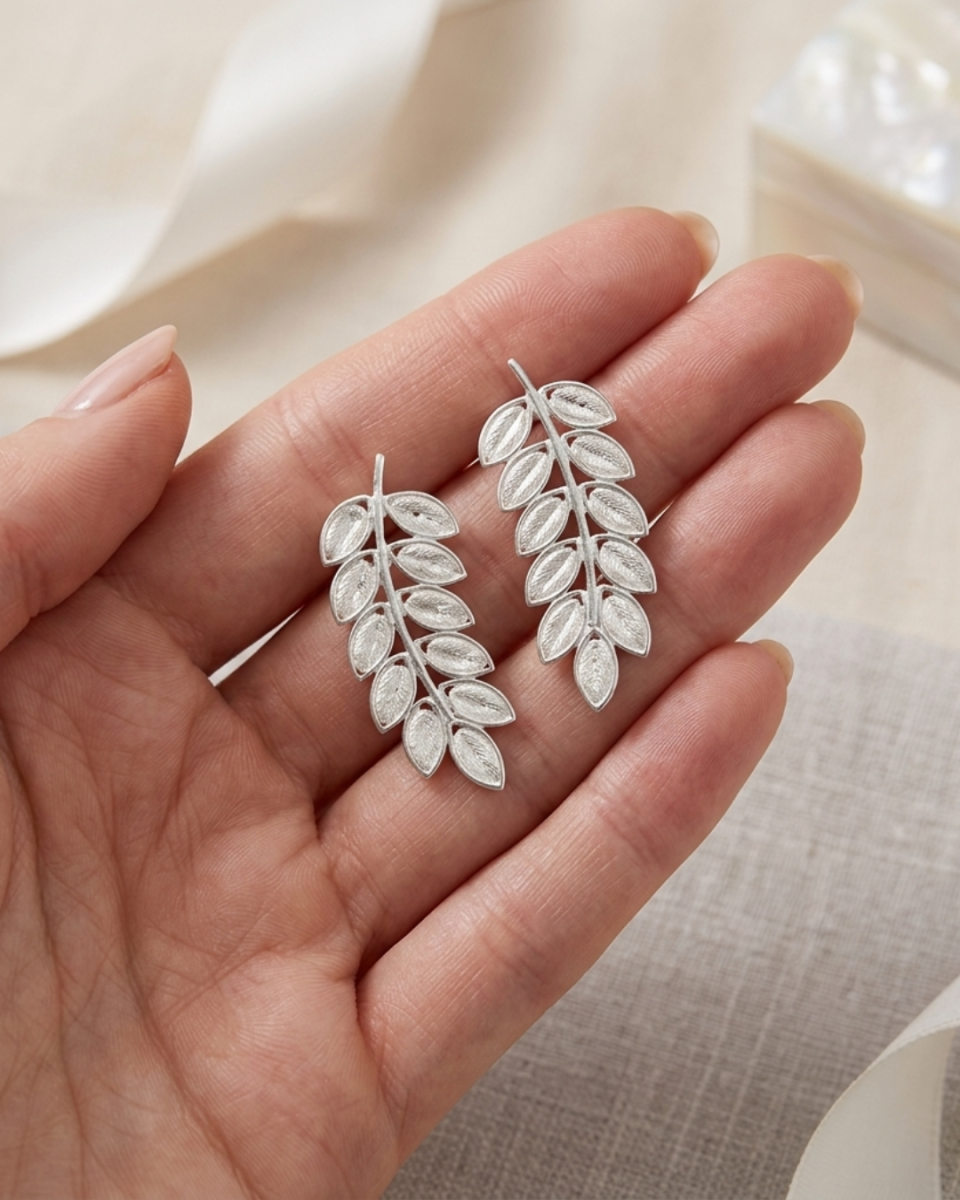 Imagen del producto Aretes Rama en Plata ley 950 Filigrana